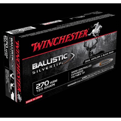 Winchester Ballistic Silvertip cal.270Wsm 150gr